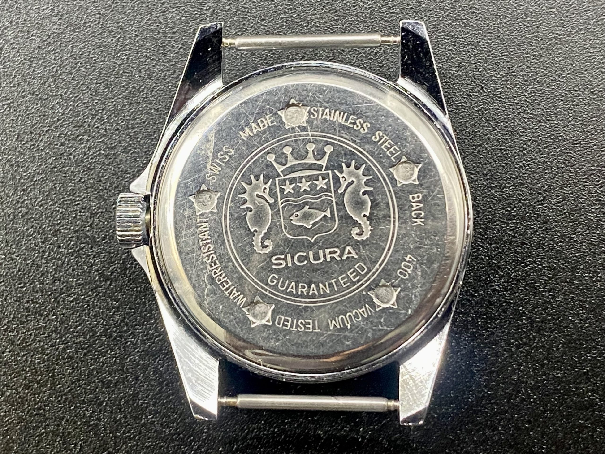 Sicura Superwaterproof 400 23 Jewel Mid Size Dive Watch Summit Watch